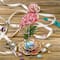 Wonderland Crafts Flamingo Bead Embroidery on Wood Kit